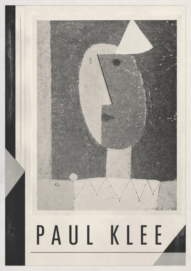 Paul Klee The Clown No3 - Affiche