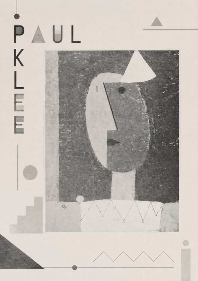 Paul Klee The Clown No4 - Affiche