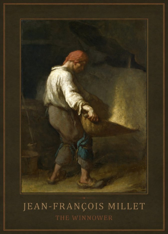 Jean-François Millet The Winnower No1 - Affiche