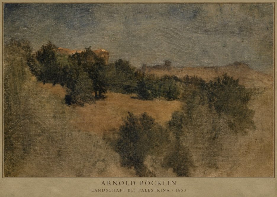 Arnold Böcklin Landschaft Bei Palestrina No2 - Affiche