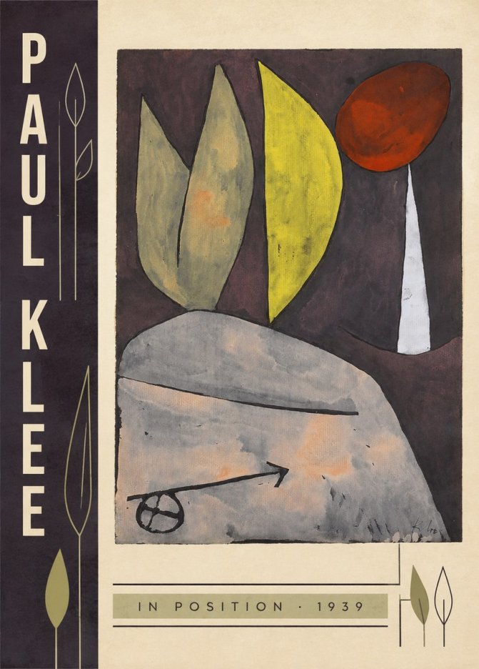Paul Klee In Position No2 - Affiche