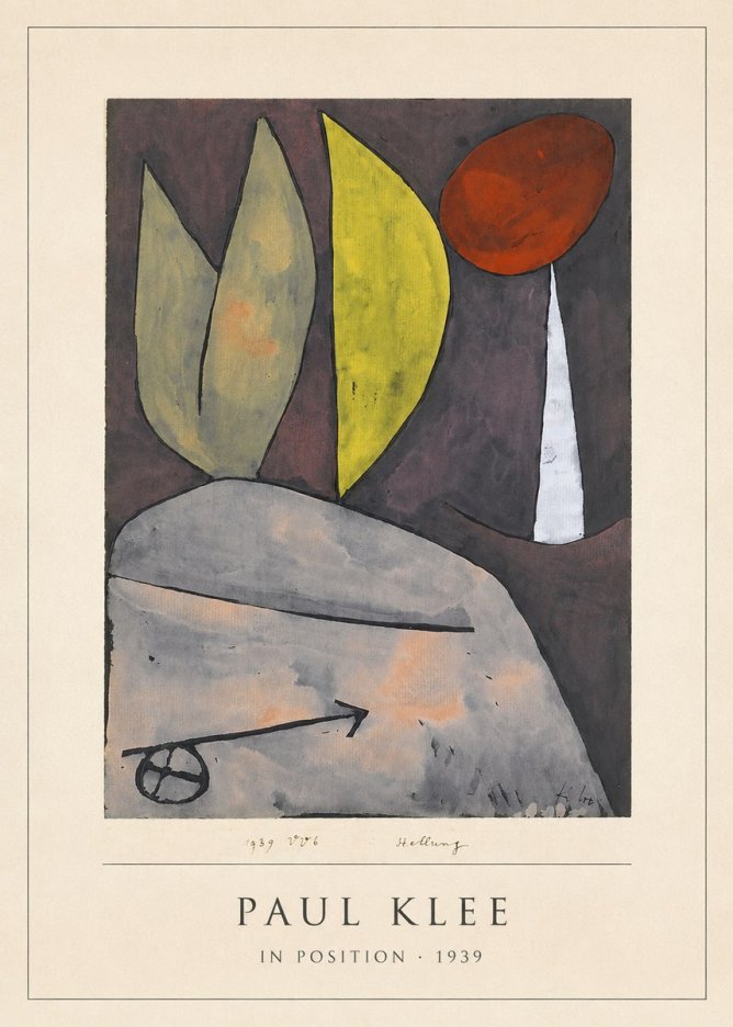 Paul Klee In Position No3 - Affiche
