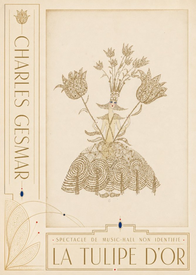 Charles Gesmar La Tulipe D'or No2 - Affiche
