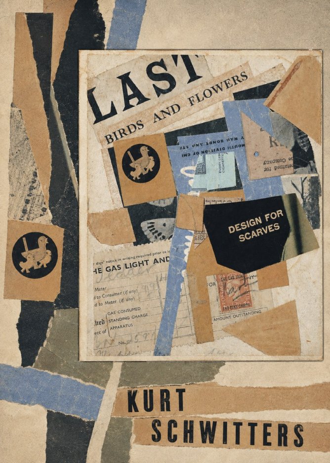 Kurt Schwitters Last Birds and Flowers No4 - Affiche