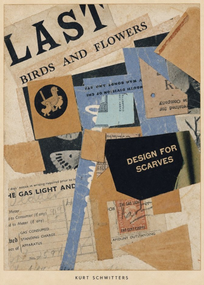 Kurt Schwitters Last Birds and Flowers No5 - Affiche