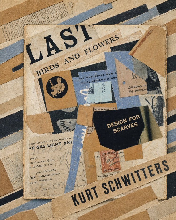 Kurt Schwitters Last Birds and Flowers No6 - Affiche
