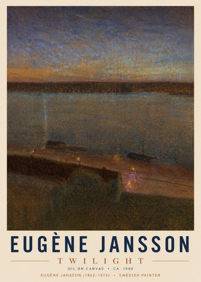 Eugène Jansson Twilight No4 - Affiche