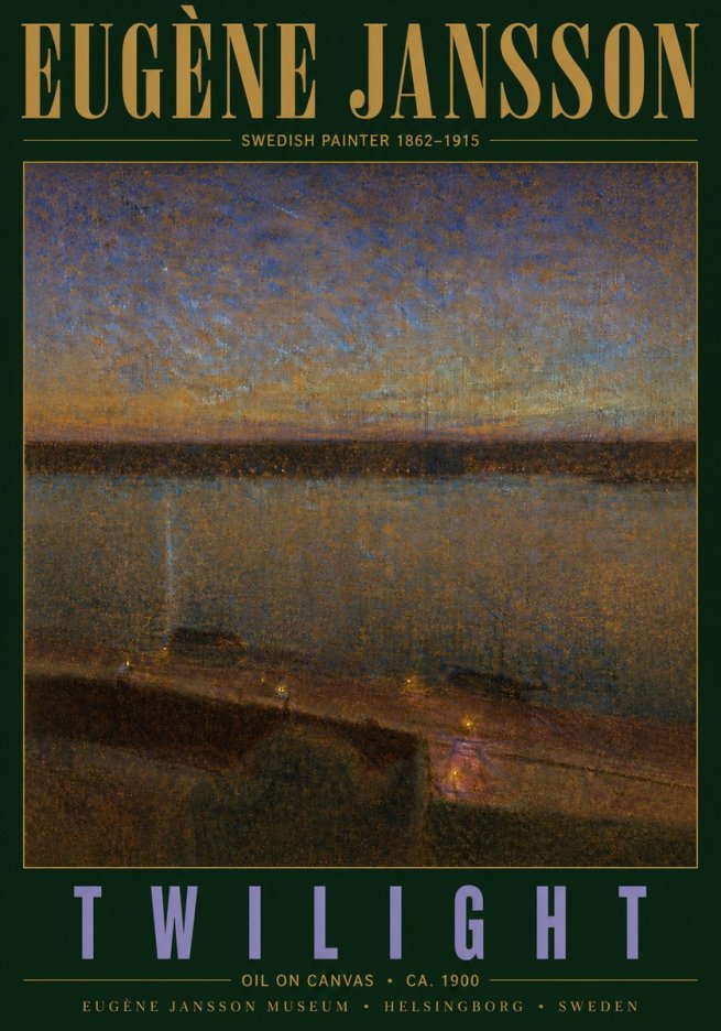 Eugène Jansson Twilight No5 - Affiche