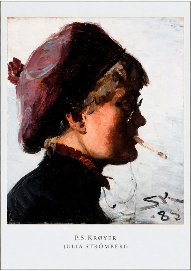 P.S. Krøyer Julia Strömberg No6 - Affiche
