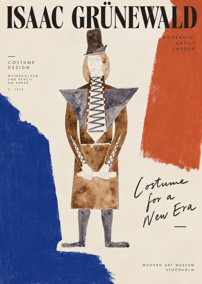 Isaac Grünewald Costume Design XIII No5 - Affiche