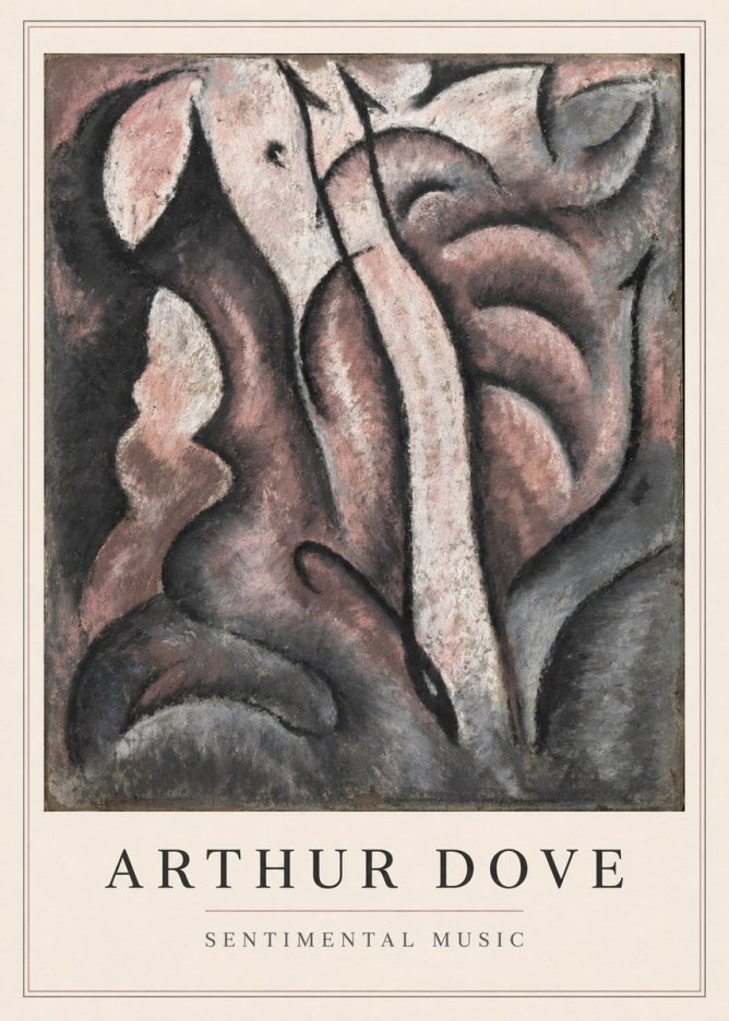 Arthur Dove Sentimental Music II No4 - Affiche