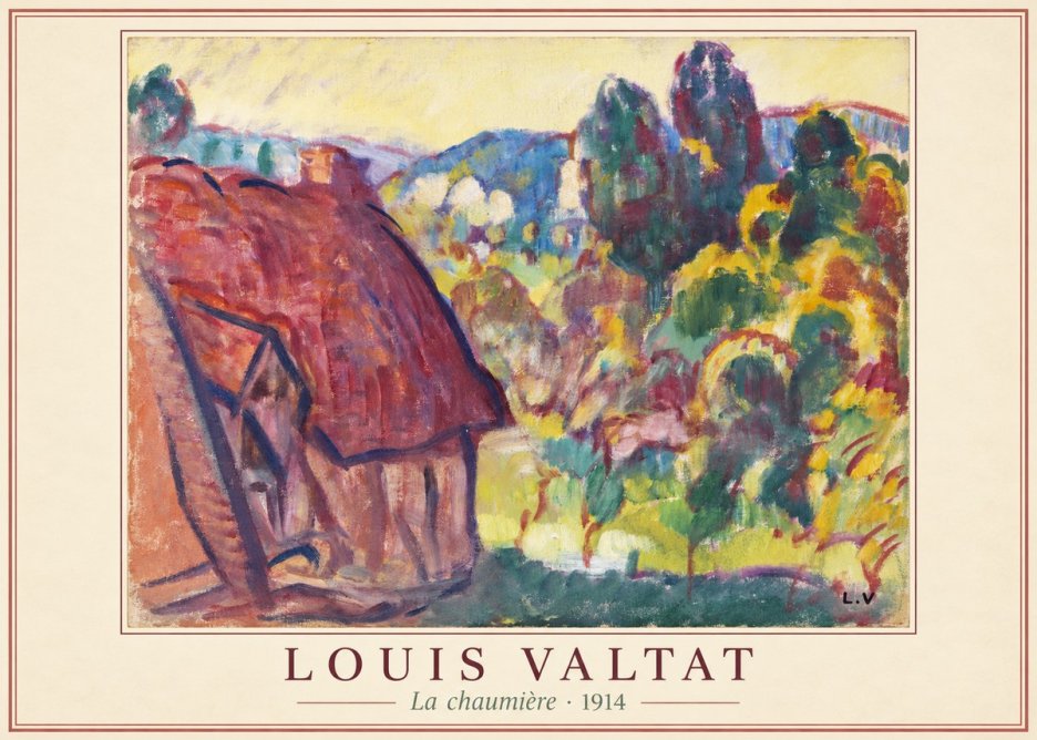 Louis Valtat La Chaumière No2 - Affiche