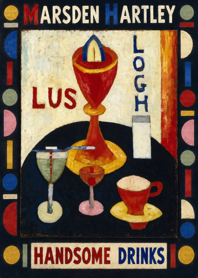 Marsden Hartley Handsome Drinks No3 - Affiche