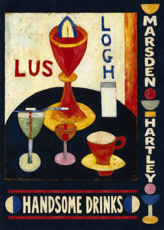 Marsden Hartley Handsome Drinks No5 - Affiche