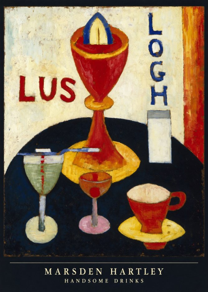 Marsden Hartley Handsome Drinks No6 - Affiche