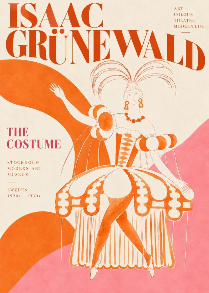 Isaac Grünewald The Costume II No5 - Affiche