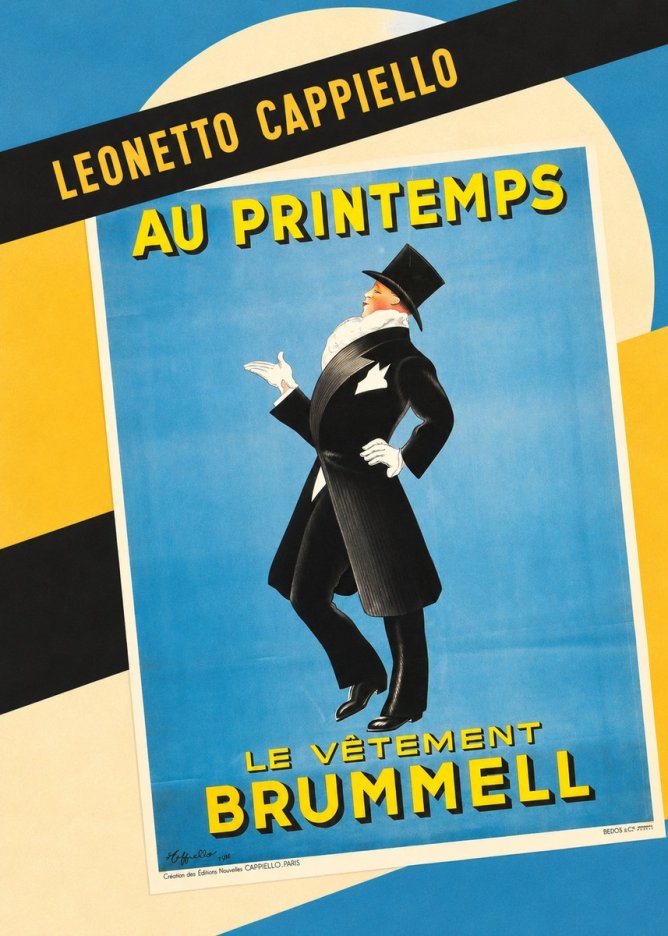 Leonetto Cappiello Au Printemps Le Vêtement Brummell No6 - Affiche