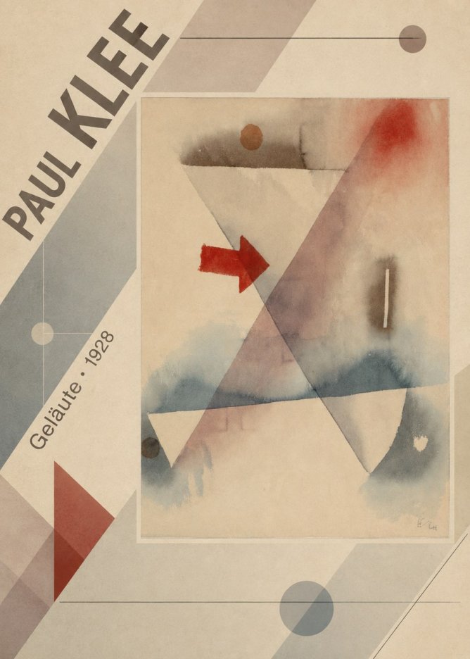 Paul Klee Geläute No6 - Affiche