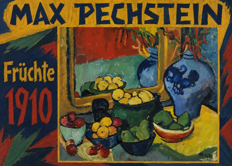 Max Pechstein Früchte 1910 No1 - Affiche