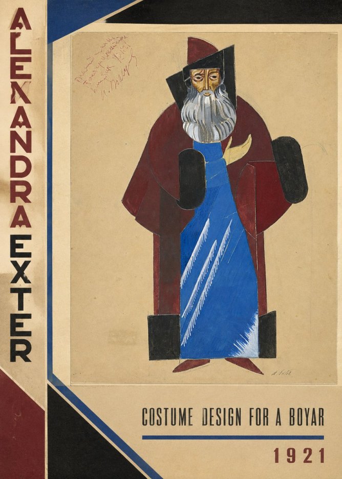 Alexandra Exter Costume Design for a Boyar No2 - Affiche
