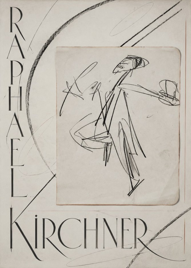 Raphael Kirchner Dynamic Dancer Sketch No5 - Affiche