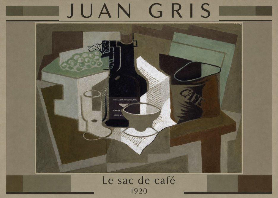Juan Gris Le Sac De Café No1 - Affiche