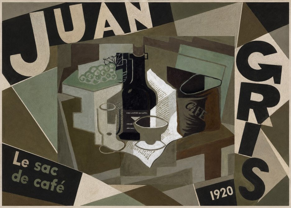 Juan Gris Le Sac De Café No5 - Affiche
