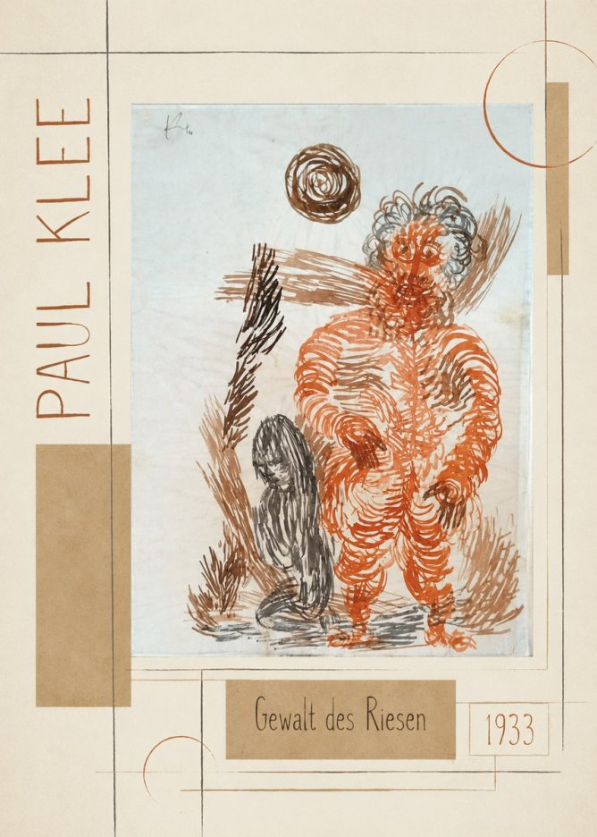 Paul Klee Gewalt Des Riesen II No2 - Affiche