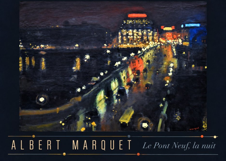 Albert Marquet Le Pont Neuf, La Nuit No4 - Affiche