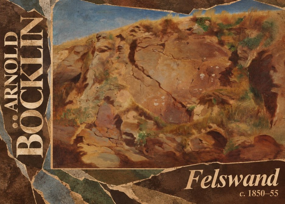 Arnold Böcklin Felswand No5 - Affiche