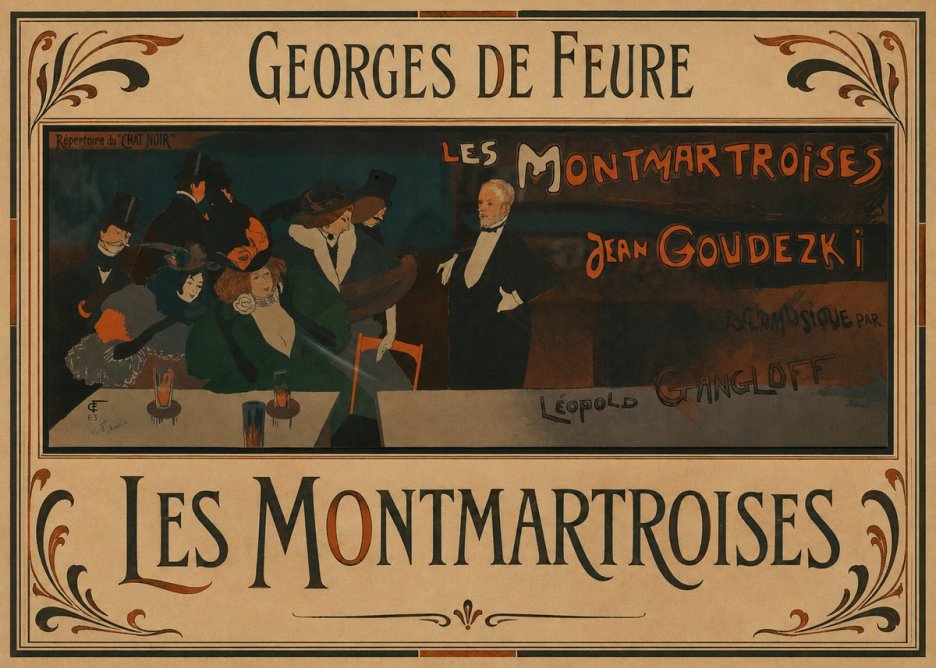 Georges de Feure Les Montmartroises No1 - Affiche