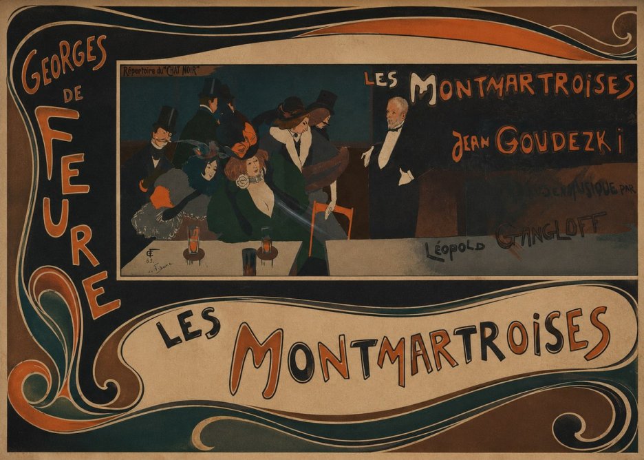 Georges de Feure Les Montmartroises No2 - Affiche