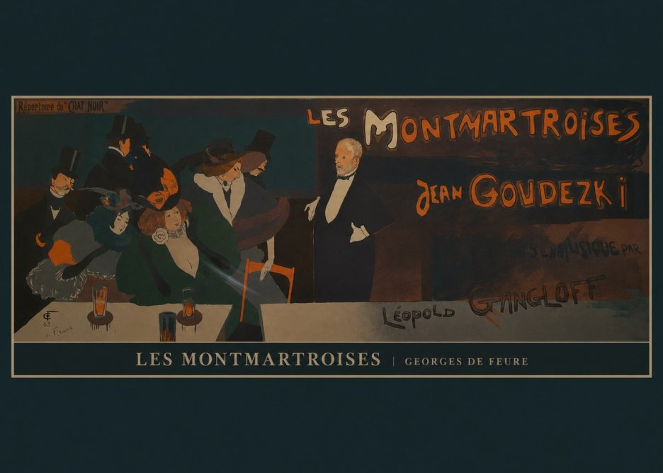 Georges de Feure Les Montmartroises No6 - Affiche