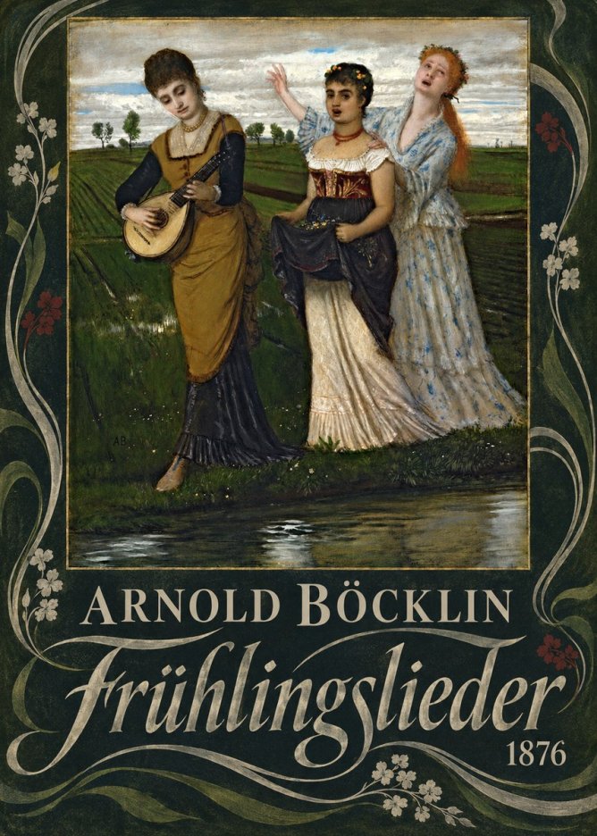 Arnold Böcklin Frühlingslieder No5 - Affiche