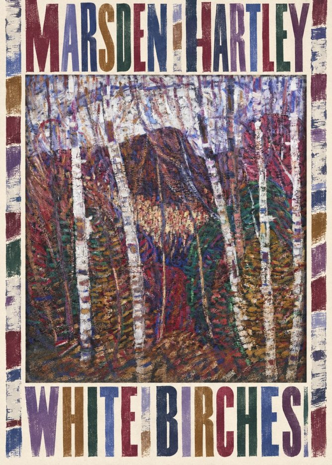 Marsden Hartley White Birches No5 - Affiche