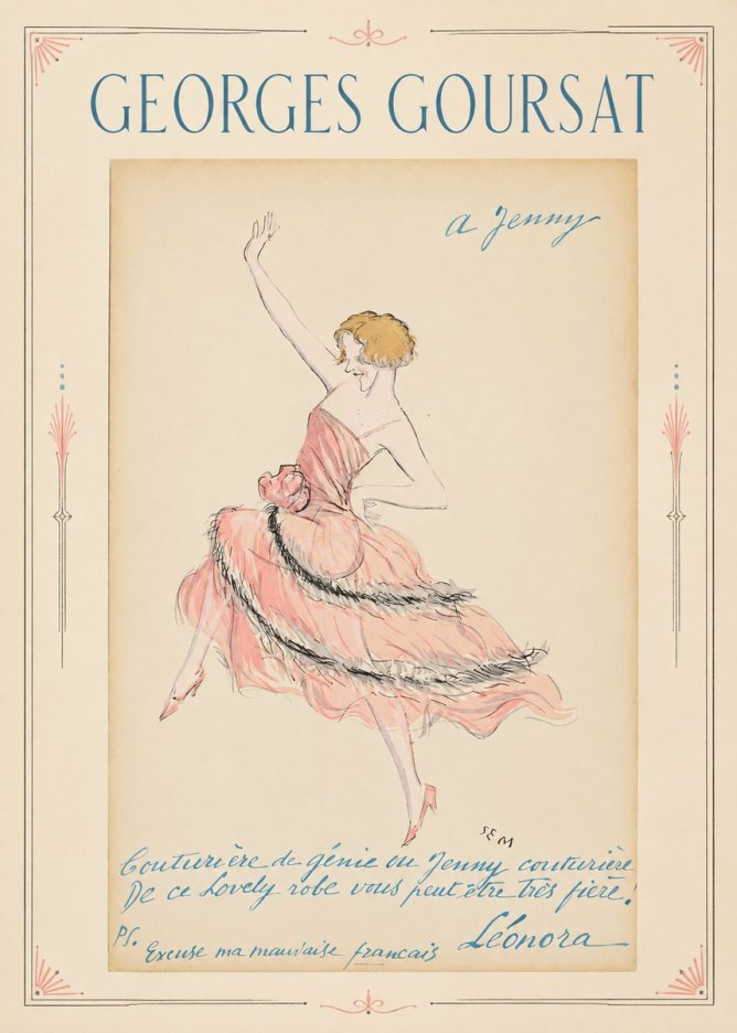 Georges Goursat A Jenny No2 - Affiche