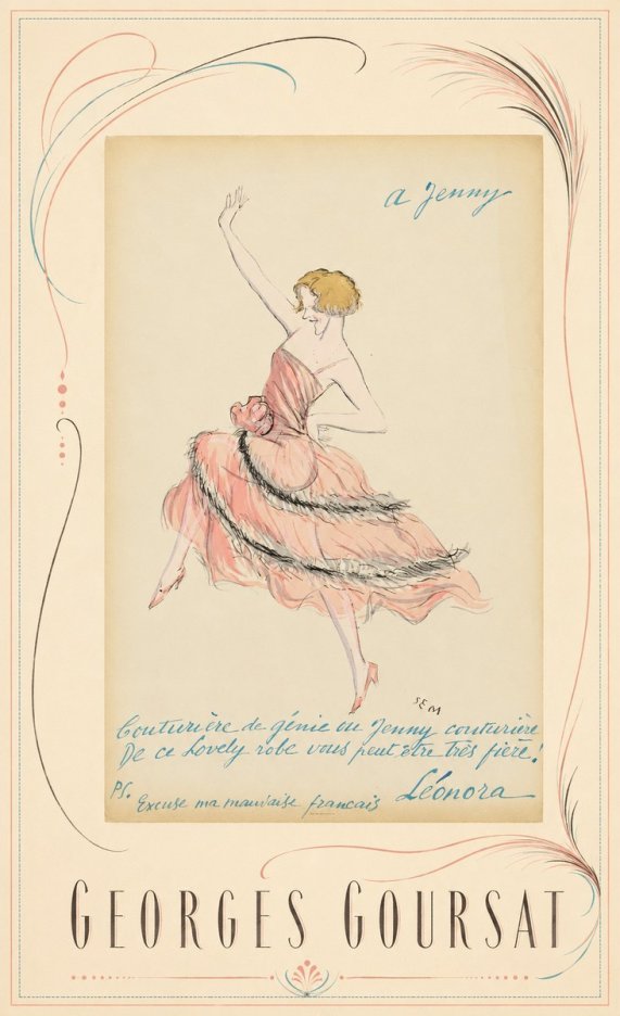 Georges Goursat A Jenny No4 - Affiche