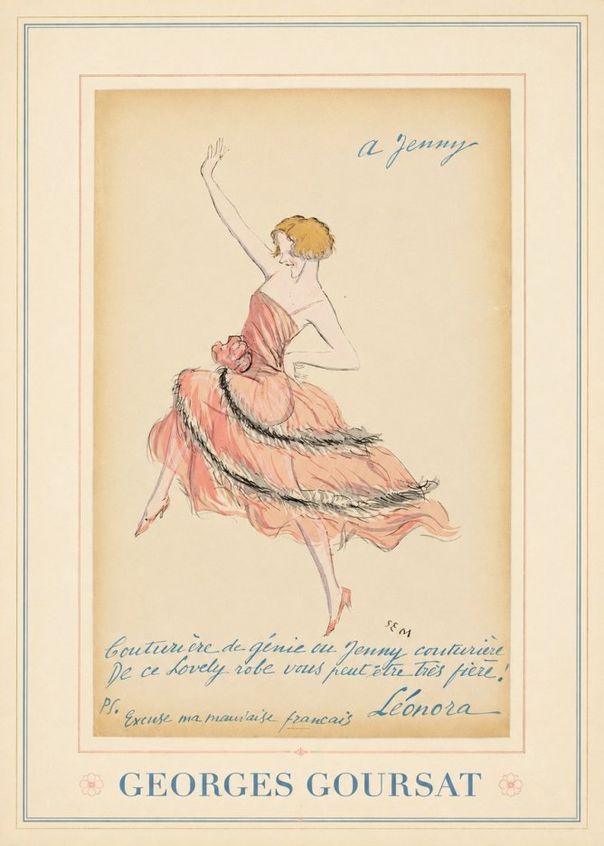 Georges Goursat A Jenny No6 - Affiche