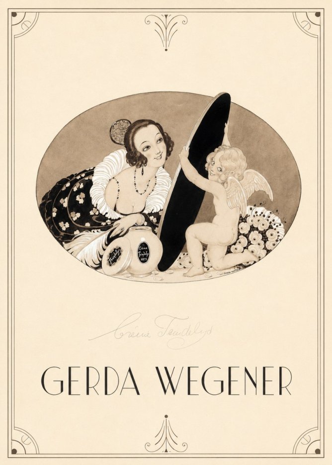 Gerda Wegener Crème Teindelys II No2 - Affiche