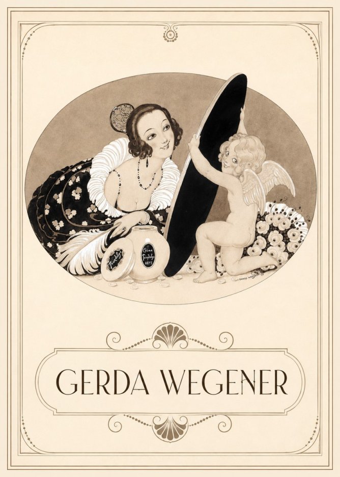 Gerda Wegener Crème Teindelys II No3 - Affiche