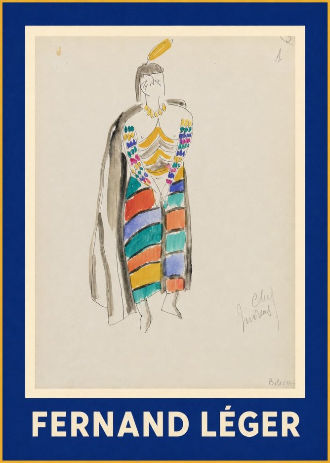 Fernand Léger Chef Moreau No1 - Affiche