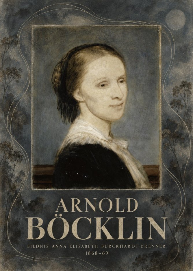 Arnold Böcklin Bildnis Anna Elisabeth Burckhardt-brenner No6 - Affiche