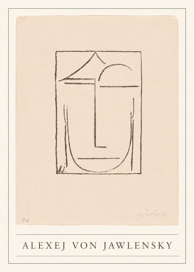 Alexej von Jawlensky Abstract Head No5 - Affiche