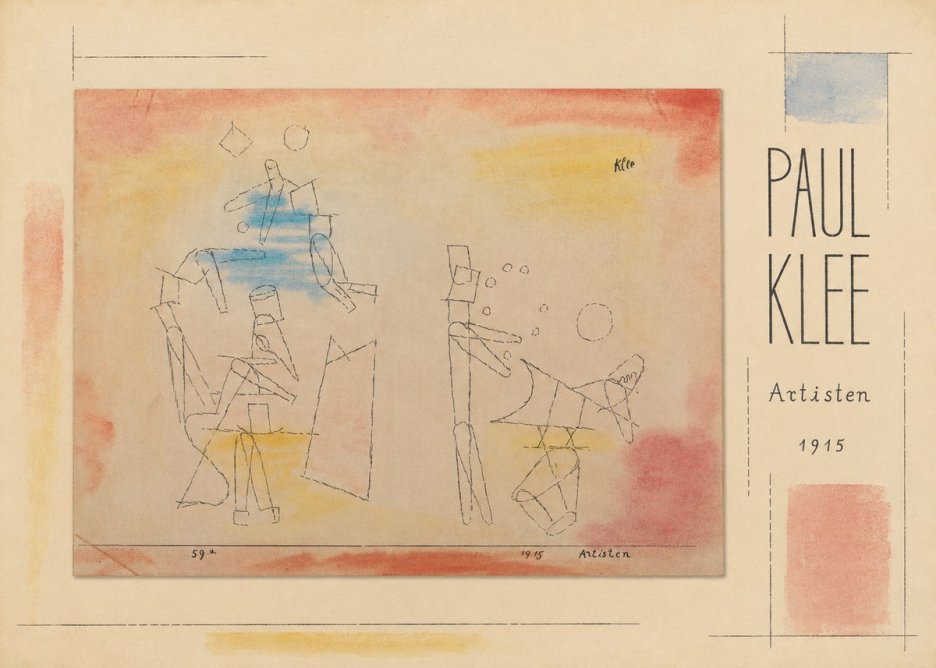Paul Klee Artisten No5 - Affiche