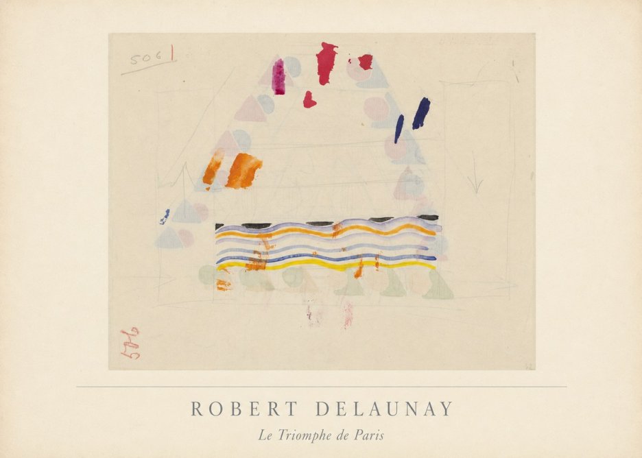 Robert Delaunay Le Triomphe De Paris V No3 - Affiche