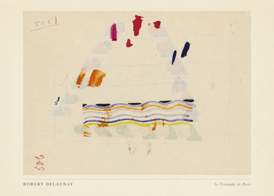 Robert Delaunay Le Triomphe De Paris V No4 - Affiche