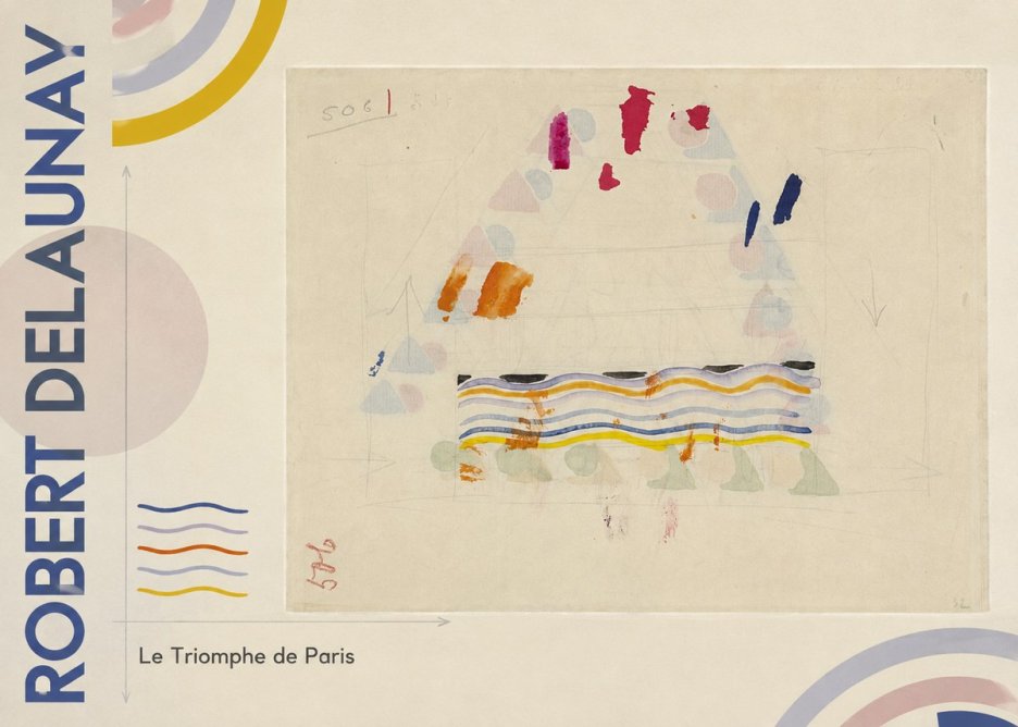 Robert Delaunay Le Triomphe De Paris V No5 - Affiche