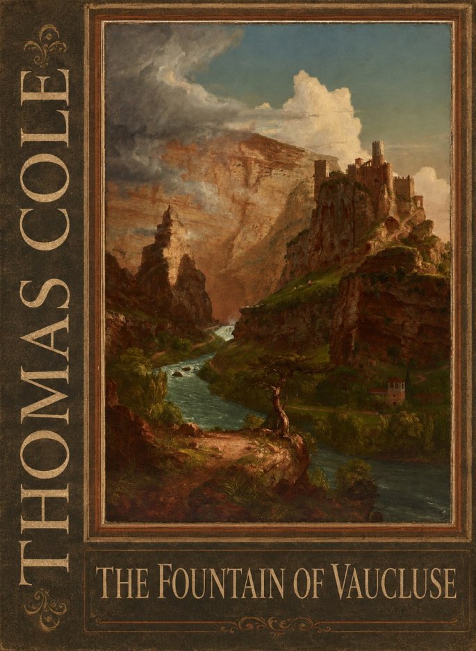 Thomas Cole The Fountain of Vaucluse II No2 - Affiche