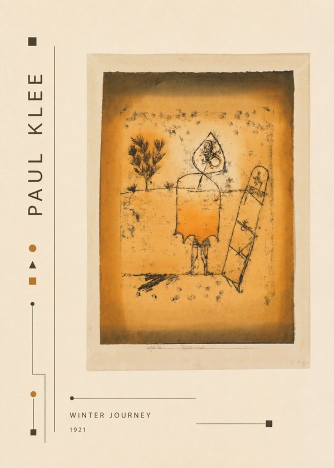 Paul Klee Winter Journey No2 - Affiche