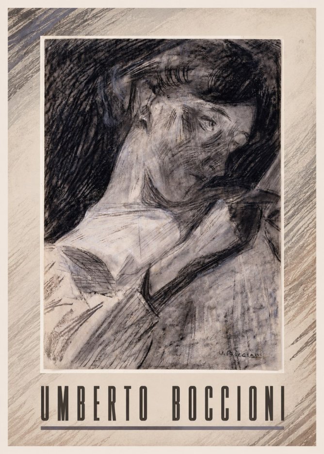 Umberto Boccioni Figure Study II No1 - Affiche